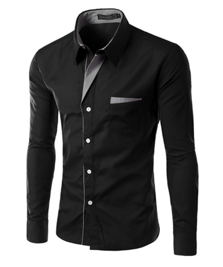 camisa social preta, camisa slim fit preta, camisa preta slim, camisa social punho, camisa social gola diferente, camisa social diferente, comprar camisa preta social, camisa slim preta