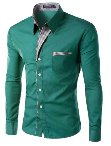 camisa social verde slim fit, camisa verde slim fit, camisa slim fit verde bandeira, camisa social verde de luxo estilosa