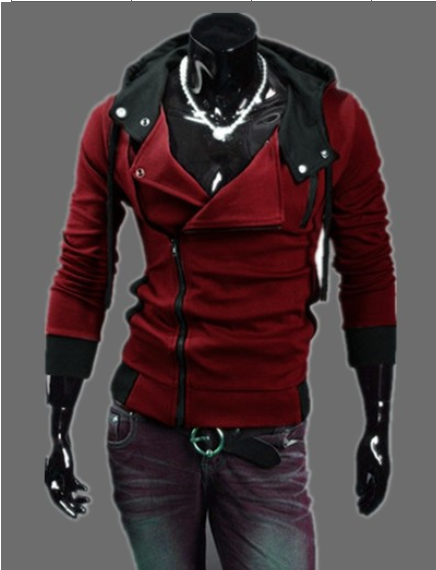 casaco vermelho homem