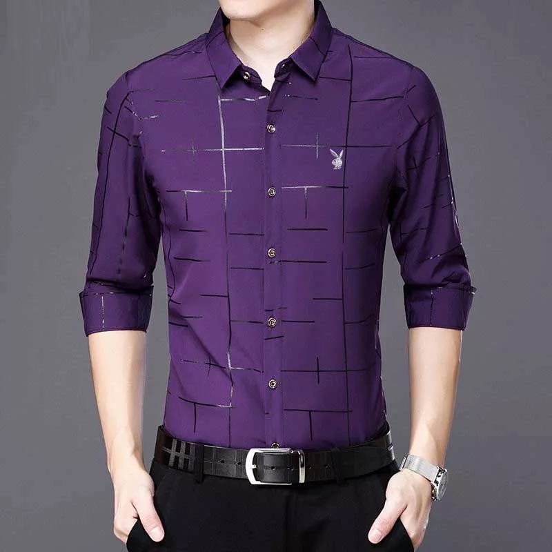 Camisa social sales 3 quartos