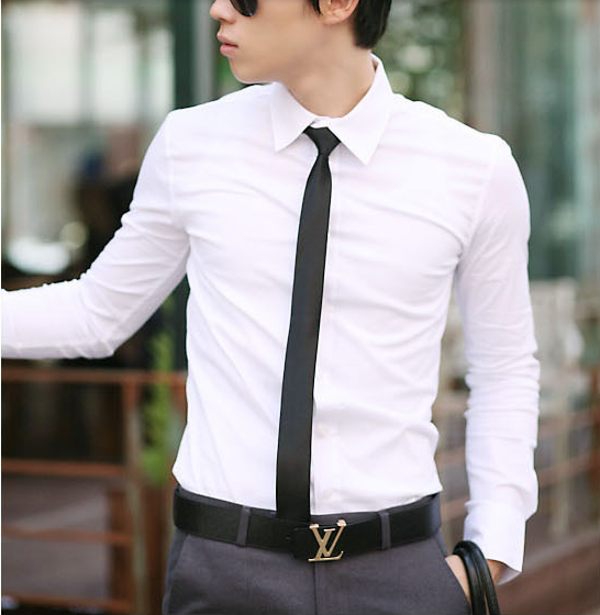 calça social camisa e gravata