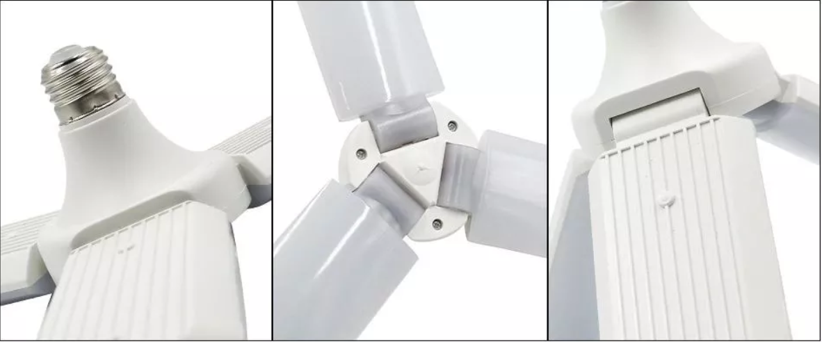 Lampada Led Dobravel Ajustavel 80w Alta Iluminação Bivolt e 27