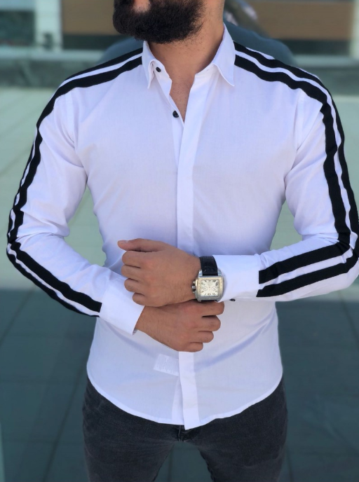 Camisa masculina listrada discount vertical