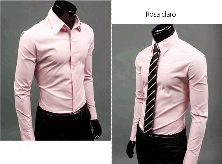 camisa_social_rosa_manga_longa_slim_fit_estilosa_barata_algodão_luxo_em_promoçao