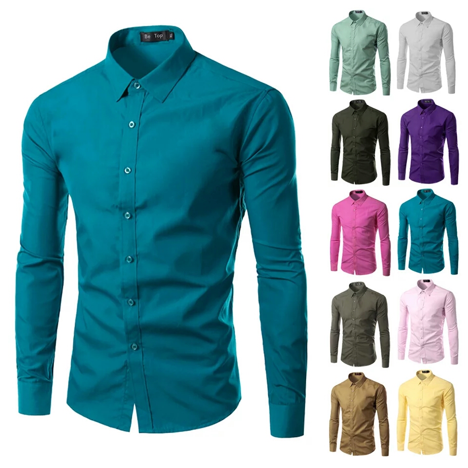 camisa social masculina barato