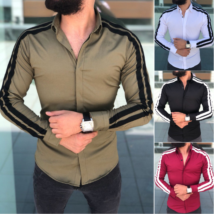 camisa listrada preta e branca vertical
